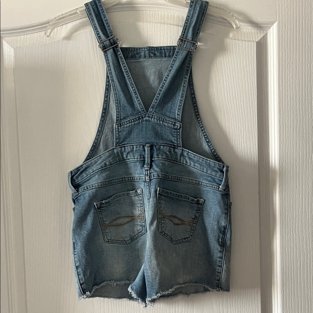 Abercrombie Kids Light Blue Denim Overalls - Picture 4 of 6
